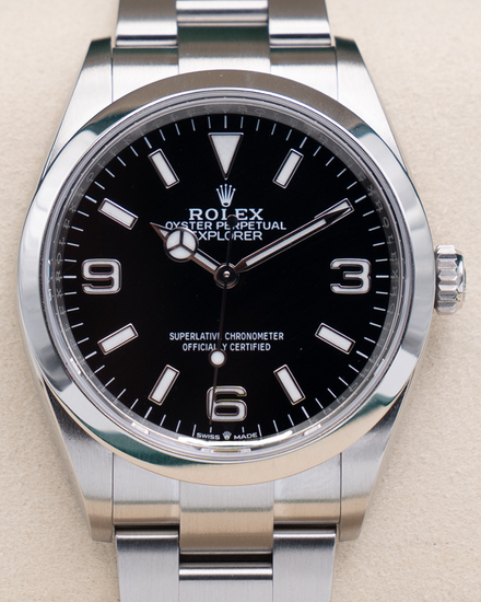 2025 Rolex Explorer 36MM Black Dial Oyster Bracelet (124270)