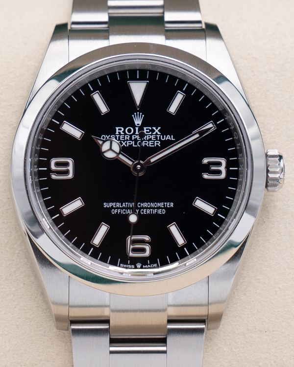 2025 Rolex Explorer 36MM Black Dial Oyster Bracelet (124270)