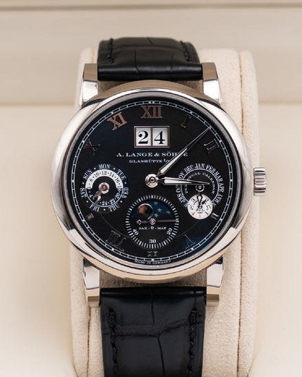 2022 A. Lange & Söhne Langematik Perpetual Calendar 38.5MM Black Dial Leather Strap (LSLS3103AT)