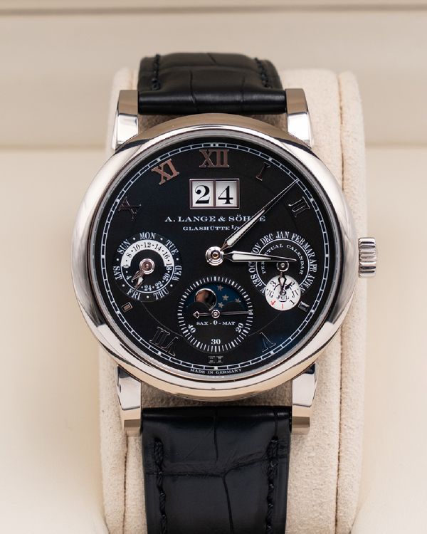 2022 A. Lange & Söhne Langematik Perpetual Calendar 38.5MM Black Dial Leather Strap (LSLS3103AT)