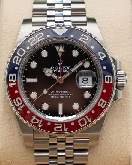 2020 Rolex GMT-Master II "Pepsi" 40MM Black Dial Jubilee Bracelet (126710BLRO)