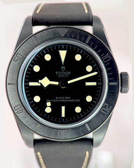 2026 Tudor Black Bay Ceramic 41MM Black Dial Leather Strap (79210CNU)