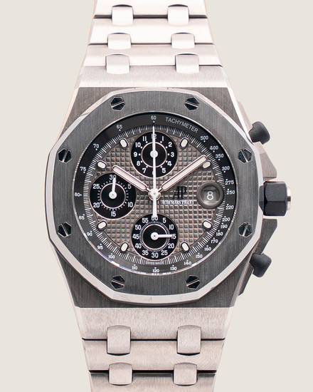 2025 Audemars Piguet Royal Oak Offshore 42MM Grey Dial Titanium Bracelet (26238TI.OO.2000TI.01)