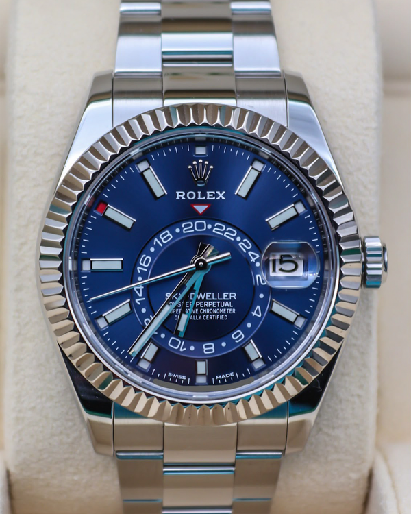 2019 Rolex Sky-Dweller 42MM Blue Dial Oyster Bracelet (326934)