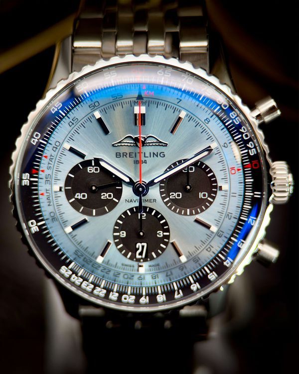 2025 Breitling Navitimer 43MM Blue Dial Steel Bracelet (AB0138241C1A1)