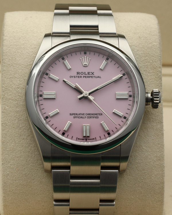 2025 Rolex Oyster Perpetual 36MM Pink Dial Oyster Bracelet (126000)