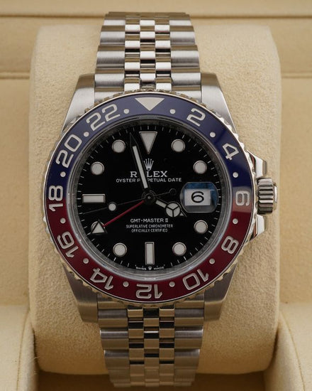 2020 Rolex GMT-Master II "Pepsi" 40MM Black Dial Jubilee Bracelet (126710BLRO)