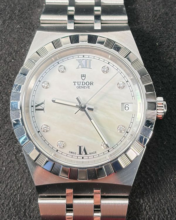 2025 Tudor Royal 34MM Mother of Pearl Dial Steel Bracelet (28400)