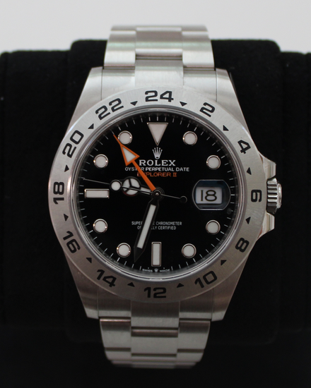 No Reserve - 2026 Rolex Explorer II 42MM Black Dial Oyster Bracelet (226570)