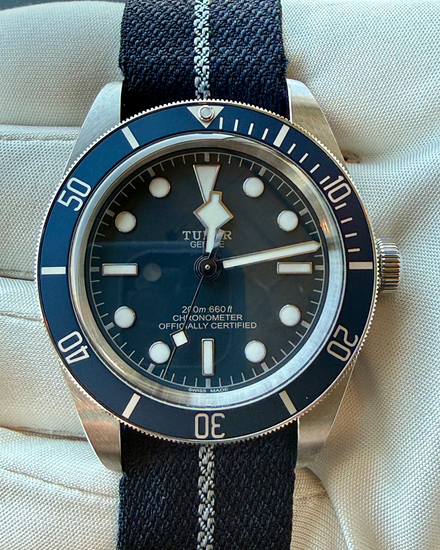 2022 Tudor Black Bay '58 39MM Blue Dial Textile Strap (79030B)