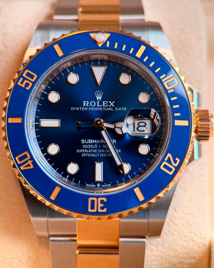 2023 Rolex Submariner Date "Bluesy" 41MM Blue Dial Two-Tone Oyster Bracelet (126613LB)