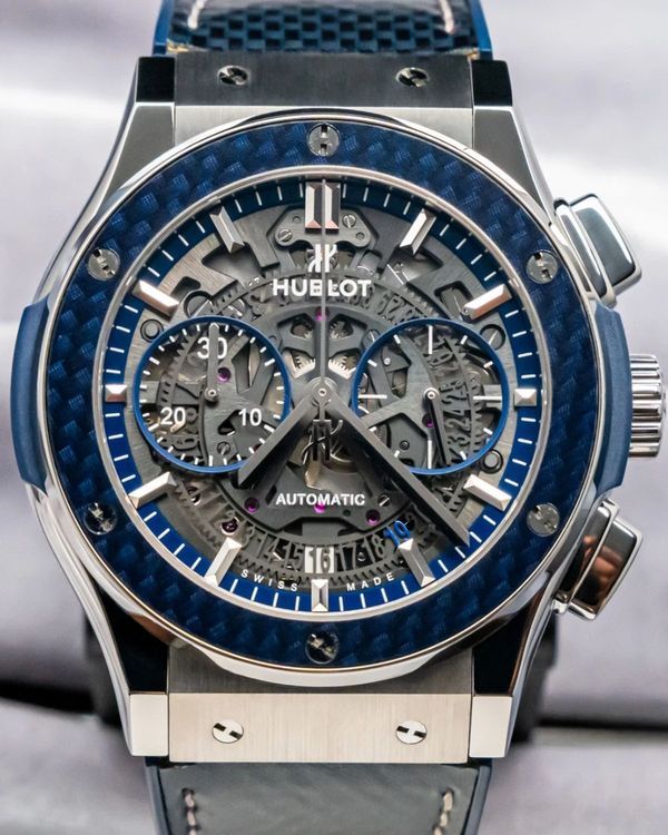 2016 Hublot Classic Fusion Hublot Classic Fusion L.E. 45MM Skeleton Dial Leather Strap (525.NQ.0120.QR.MTK17)