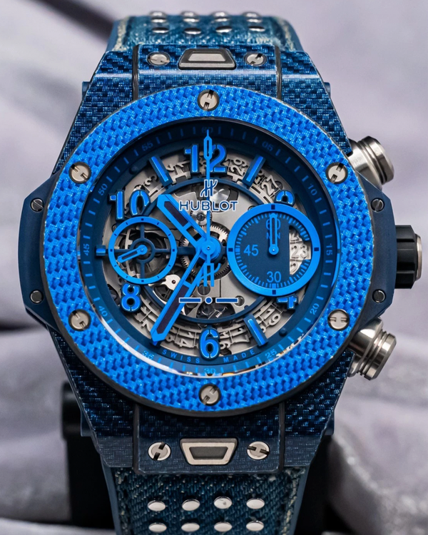 Hublot Big Bang Unico "Italia Independent" L.E. 45MM Skeleton Dial Textile Strap (411.YL.5190.NR.ITI15)