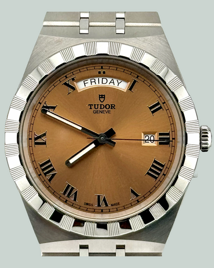 No Reserve - 2025 Tudor Royal 41MM Salmon Dial Steel Bracelet (28600)