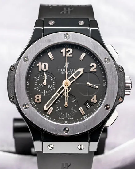 Hublot Big Bang Ice Bang 41MM Black Dial Rubber Strap (342.CT.130.RX)