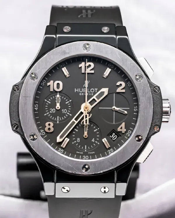 Hublot Big Bang Ice Bang 41MM Black Dial Rubber Strap (342.CT.130.RX)