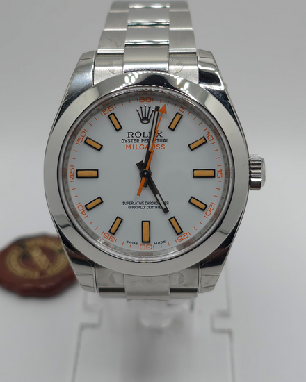 2007 Rolex Milgauss 40MM White Dial Oyster Bracelet (116400)