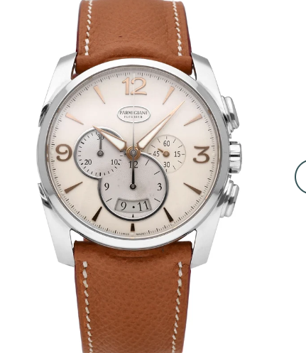 Parmigiani Fleurier Tonda Métrographe 40MM White Dial Leather Strap (PFC274-0002400-B33002)