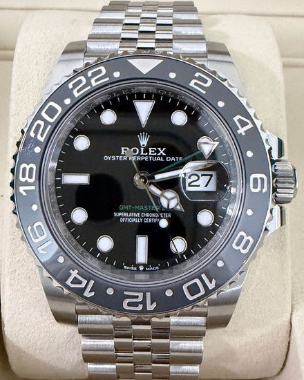 2026 Rolex GMT-Master II "Bruce Wayne" 40MM Black Dial Oyster Bracelet (126710GRNR)