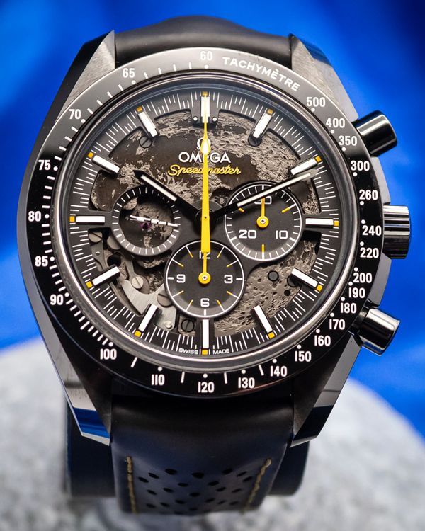 2025 Omega Speedmaster Dark Side of the Moon "Apollo 8" 44.25MM Black Dial Leather Strap (310.92.44.50.01.001)