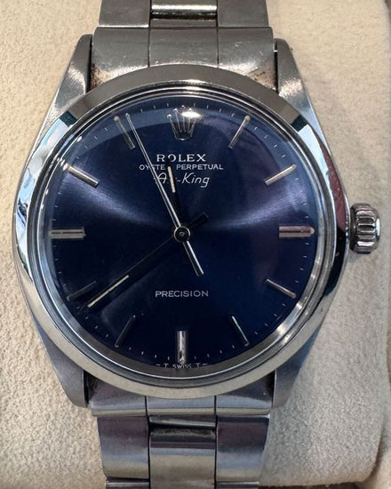 1974 Rolex Air-King 34MM Blue Dial Oyster Bracelet (5500)