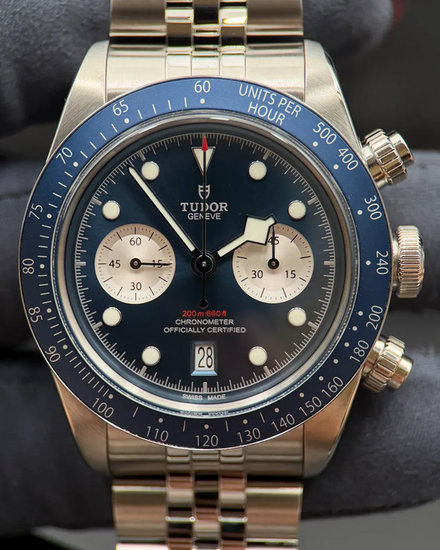 2024 Tudor Black Bay Chrono 41MM Blue Dial Steel Bracelet (79360B)