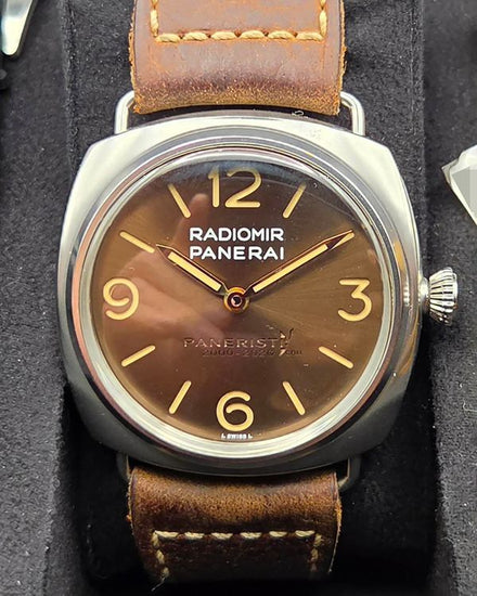 2021 Panerai Radiomir Venti "20th Paneristi Anniversary" L.E. 45MM Brown Dial Leather Strap (PAM02020)