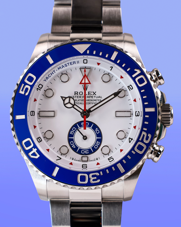 2026 Rolex Yacht-Master II 44MM White Dial Oyster Bracelet (126680)