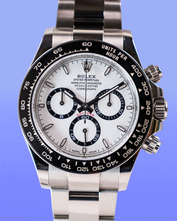 2026 Rolex Cosmograph Daytona "Panda" 40MM White Dial Oyster Bracelet (126500LN)