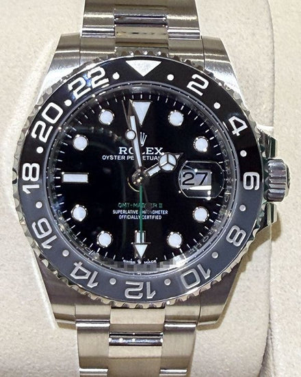 2026 Rolex GMT-Master II "Bruce Wayne" 40MM Black Dial Oyster Bracelet (126710GRNR)