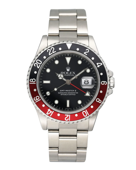 1999 Rolex GMT-Master II “Coke” 40MM Black Dial Oyster Bracelet (16710)