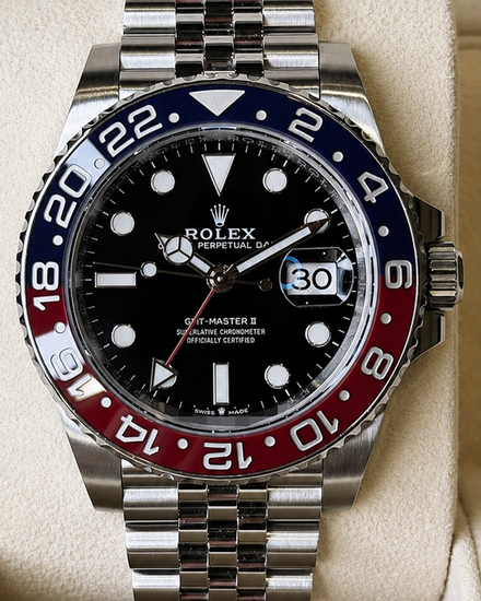 No Reserve - 2026 Rolex GMT-Master II "Pepsi" 40MM Black Dial Jubilee Bracelet (126710BLRO)