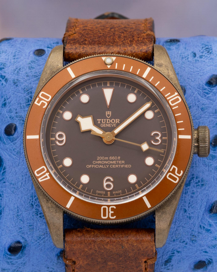 No Reserve - 2018 Tudor Black Bay 43MM Brown Dial Leather Strap (79250BM)