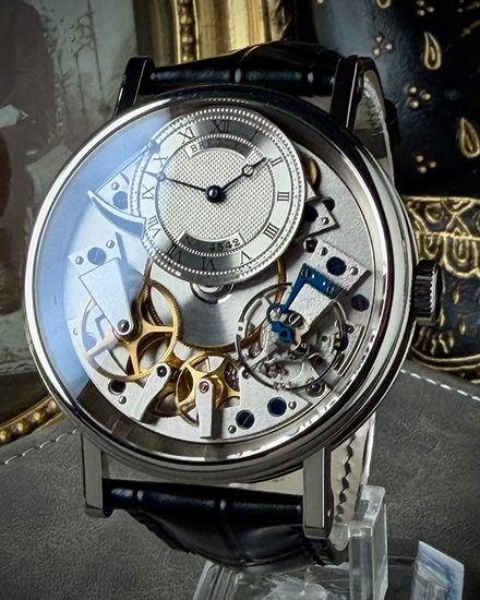 2024 Breguet Tradition 40MM Skeleton Dial Leather Strap (7057BB/11/9W6)