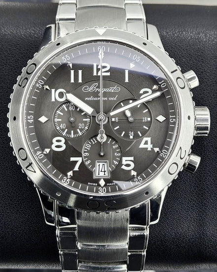 Breguet Type XXI 42MM Grey Dial Steel Bracelet (3810ST/92/SZ9)