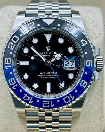 2026 Rolex GMT-Master II "Batgirl" 40MM Black Dial Jubilee Bracelet (126710BLNR)