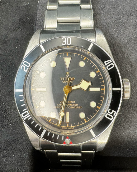 2018 Tudor Black Bay Heritage 41MM Black Dial Steel Bracelet (79230N)
