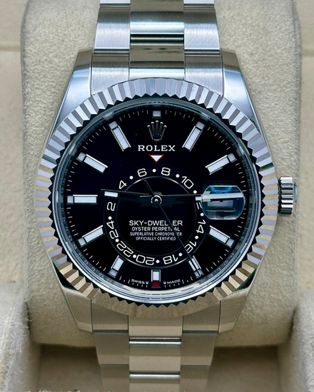 2025 Rolex Sky-Dweller 42MM Black Dial Oyster Bracelet (336934)