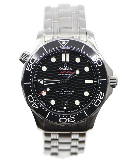 Omega Seamaster Diver 300M 42MM Black Dial Steel Bracele (210.30.42.20.01.001)