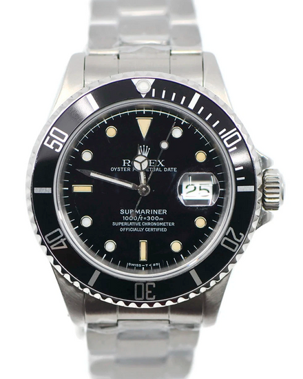 Rolex Submariner Date 40MM Black Dial Oyster Bracelet (16610)