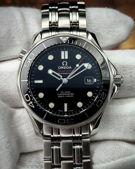 2022 Omega Seamaster Diver 300M 41MM Black Dial Steel Bracelet (212.30.41.20.01.003)