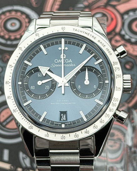 2023 Omega Speedmaster '57 Master Chronometer 40.5MM Co-Axial Blue Dial Steel Bracelet (332.10.41.51.03.001)