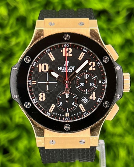 2011 Hublot Big Bang 44MM Carbon Fiber Dial Rubber Strap (301.PB.131.RX)