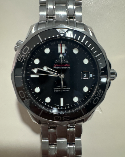 2014 Omega Seamaster Diver 300M 41MM Black Dial Steel Bracelet (212.30.41.20.01.003)
