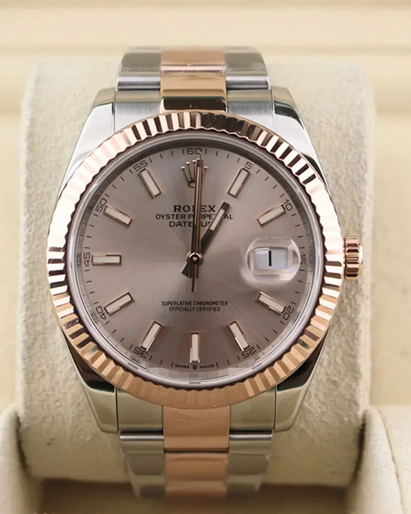 2022 Rolex Datejust 41MM Sundust Dial Two-Tone Oyster Bracelet (126331)