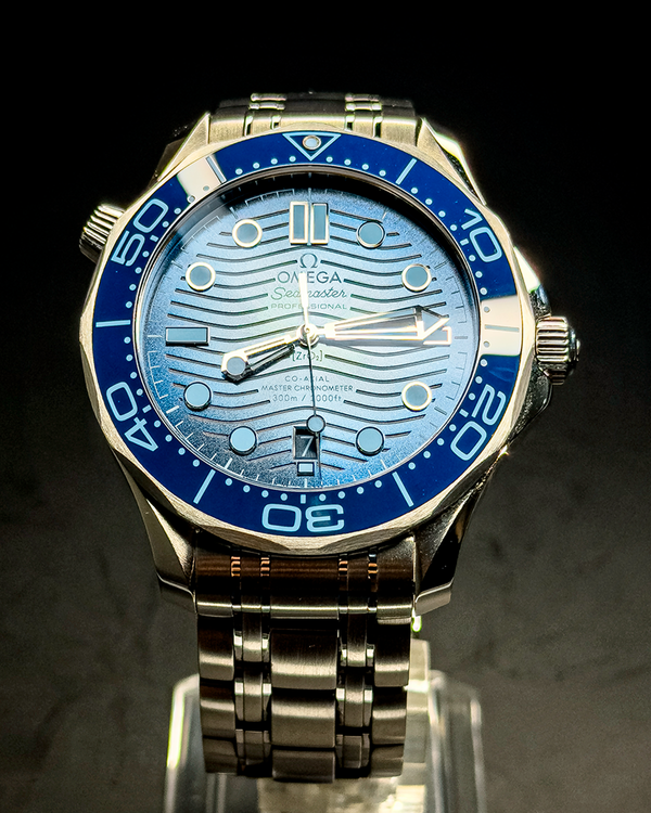 2023 Omega Seamaster Diver 300M "Summer Blue" 42MM Blue Dial Steel Bracelet (210.30.42.20.03.003)