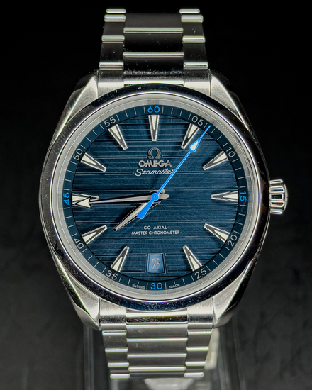 2023 Omega Seamaster Aqua Terra 150M 41MM Blue Dial Steel Bracelet (220.10.41.21.03.002)