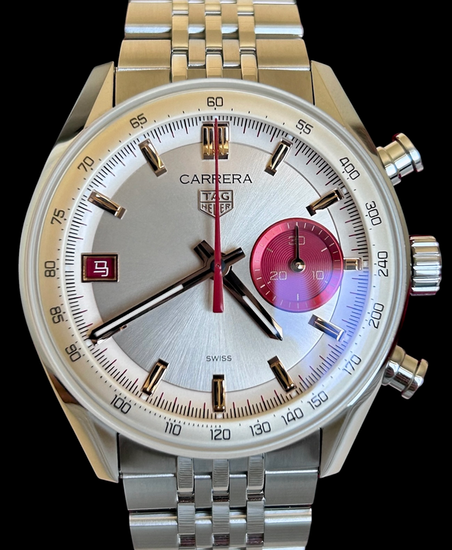 No Reserve - 2026 Tag Heuer Carrera "Year of the Horse" L.E. 39MM Silver Dial Steel Bracelet (CBS221D.BA0048)