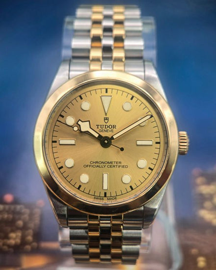 2024 Tudor Black Bay 36MM Champagne Dial Two-Tone Bracelet (79643)