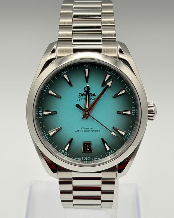 2025 Omega Seamaster Aqua Terra 150M 41MM Turquoise Dial Steel Bracelet (220.10.41.21.03.006)
